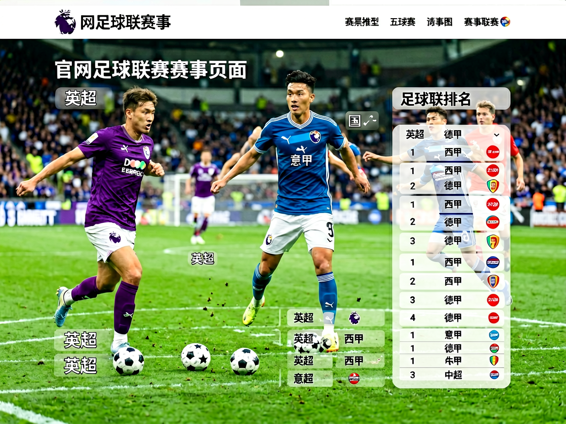 williamhill官网足球联赛赛事页面，展示英超、西甲、意甲等主流联赛赛程与积分榜